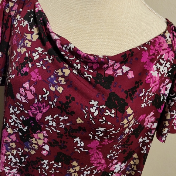 George Pink Floral Blouse - Picture 4 of 8
